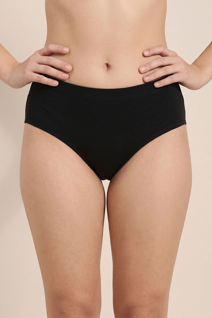 Zivame Full Coverage Medium Rise Hipster Panty (Pack of 3) - Multicolor — image 2
